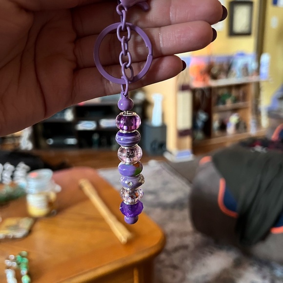 Colorful Beaded Keychains Set - Picture 8 of 10